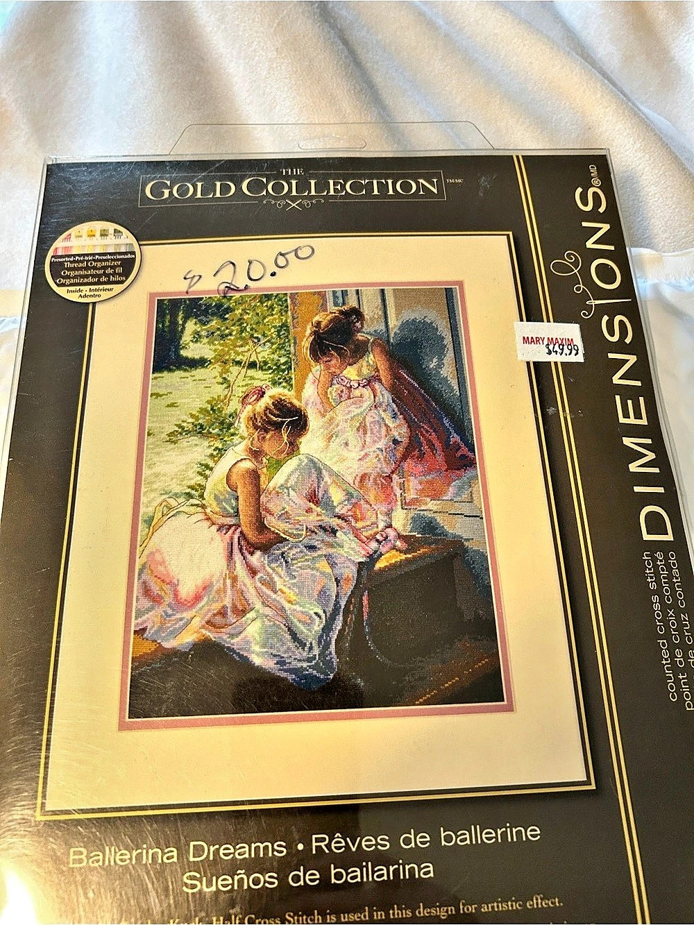 Dimensions Ballerina Dreams Cross Stitch Kit Multicolor NWT